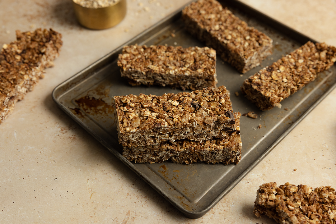 Dark Chocolate Chunk Granola Bars | Vine to Bar