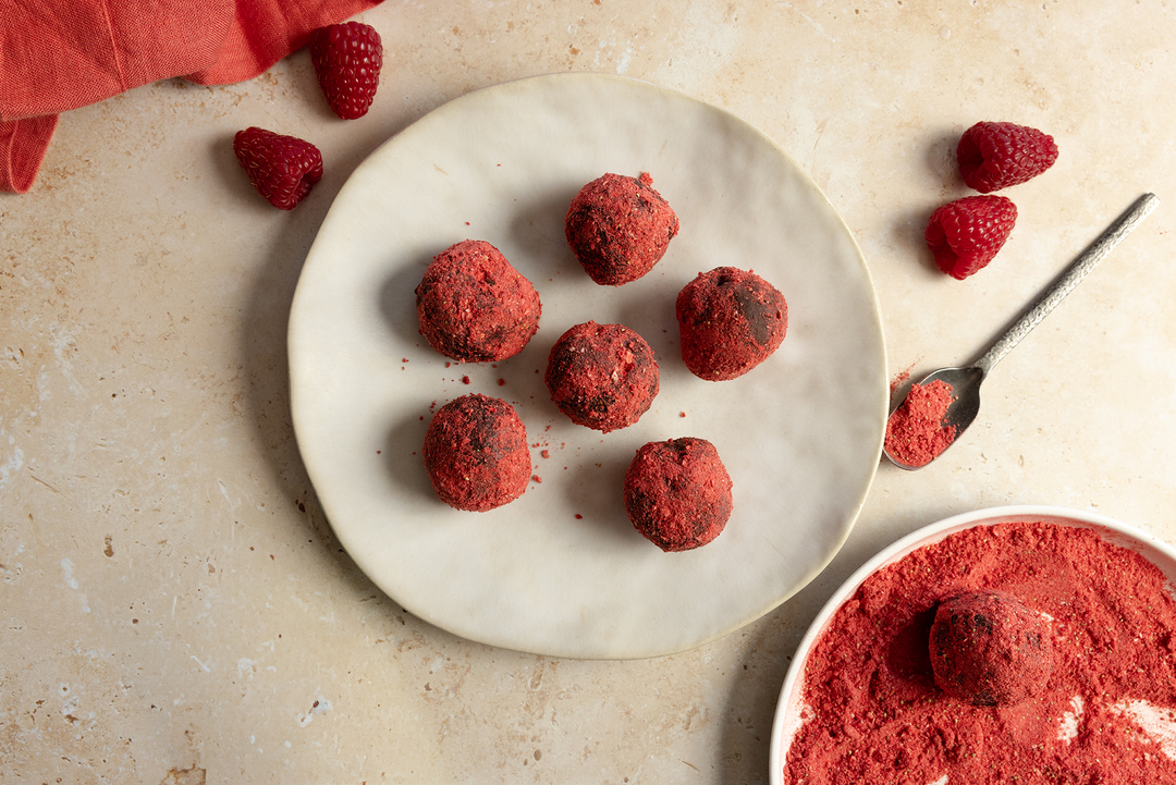 Raspberry Chocolate Truffles | Vine to Bar