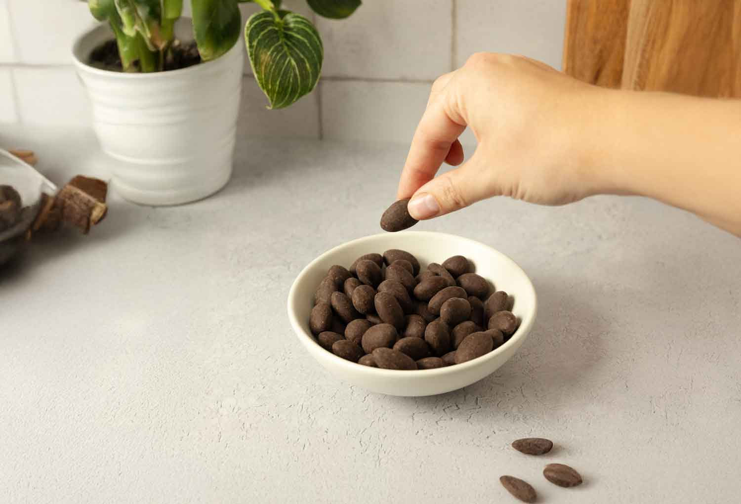Chocolate Covered Salted Almonds