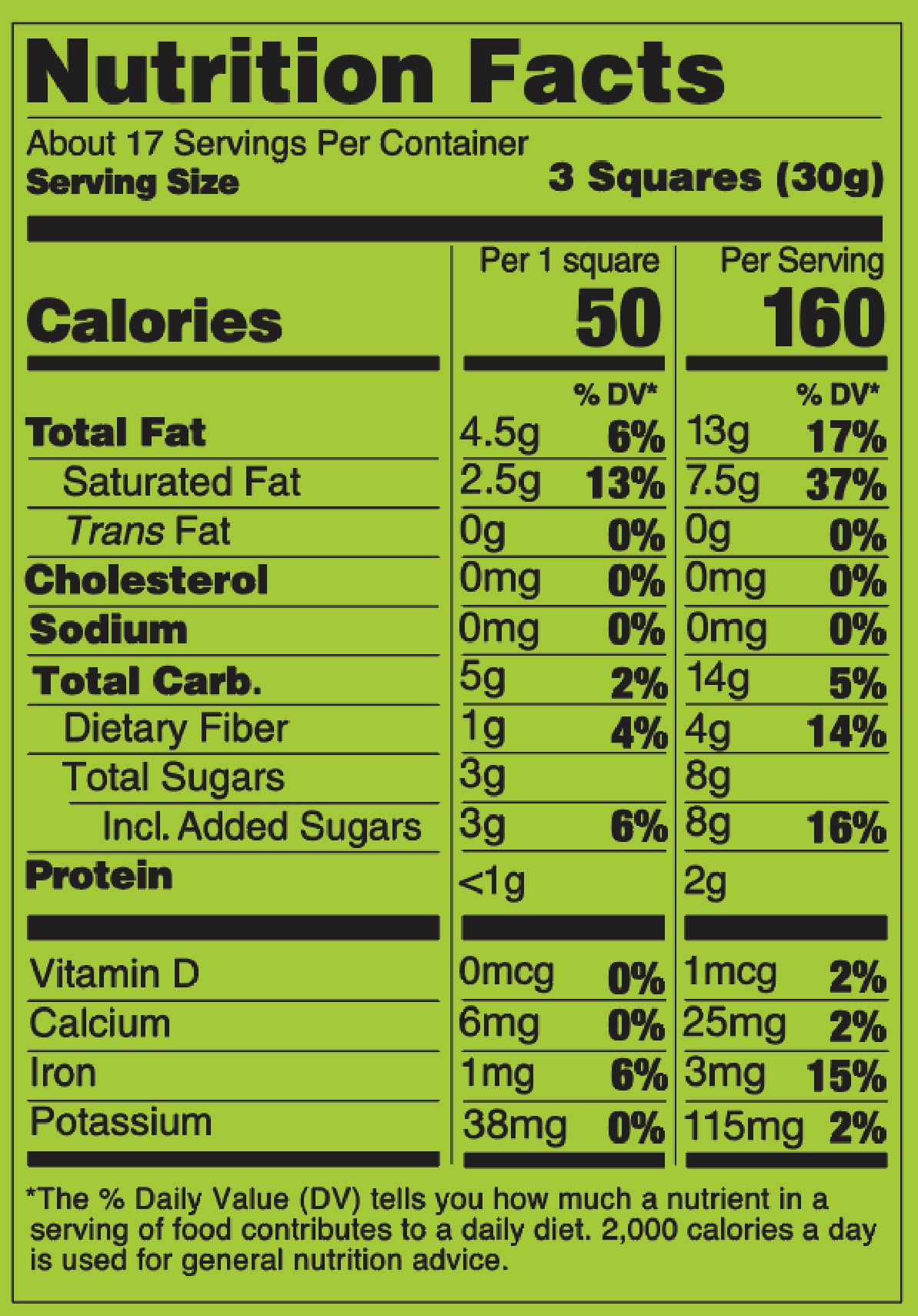 Nutrition Facts