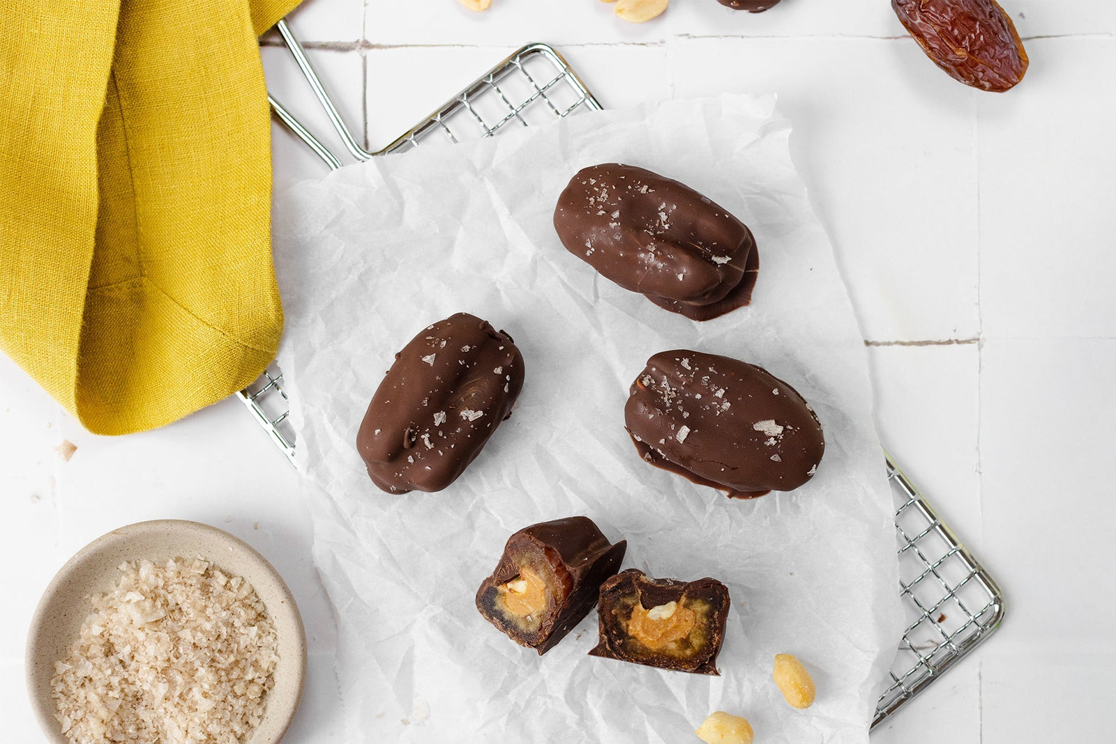 Healthified Date “Snickers” Bars | Vine to Bar