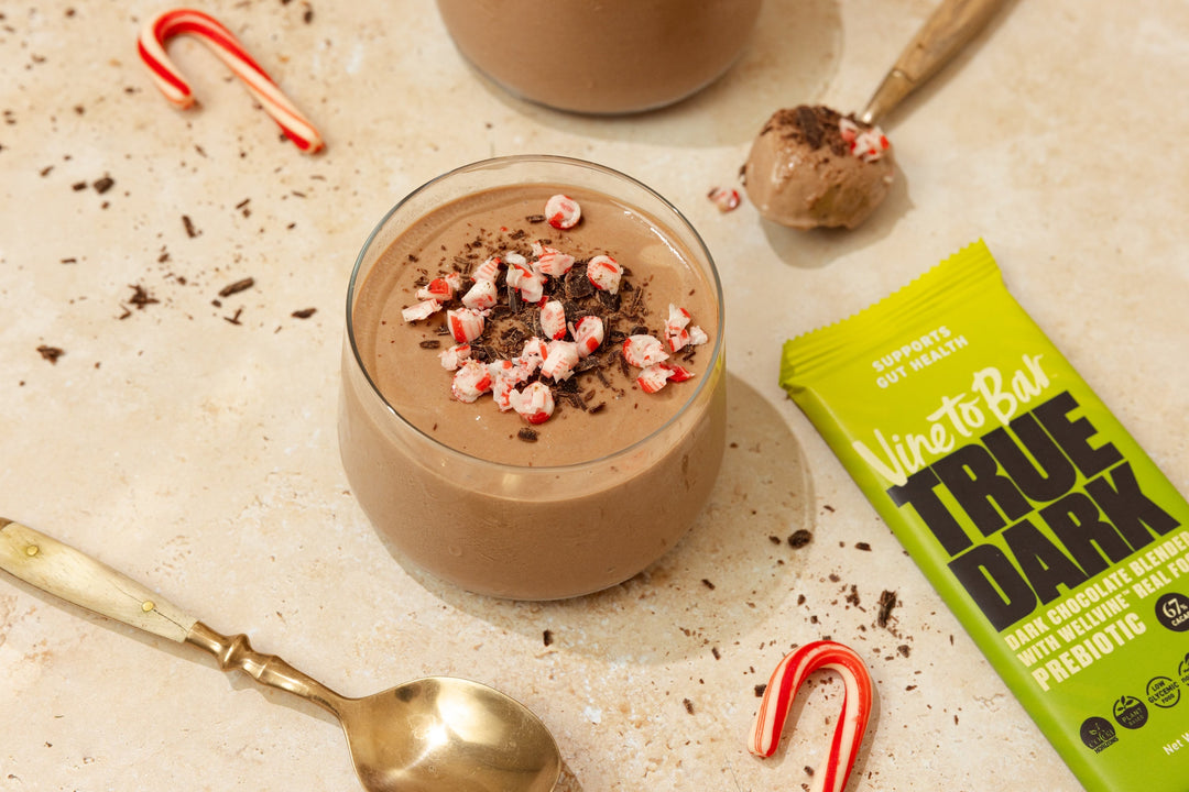 Protein Chocolate Peppermint Mousse | Vine to Bar