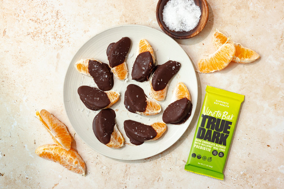 Prebiotic Dark Chocolate Citrus Bites | Vine to Bar