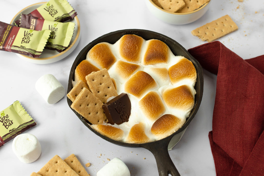 Skillet S’mores Dip | Vine to Bar