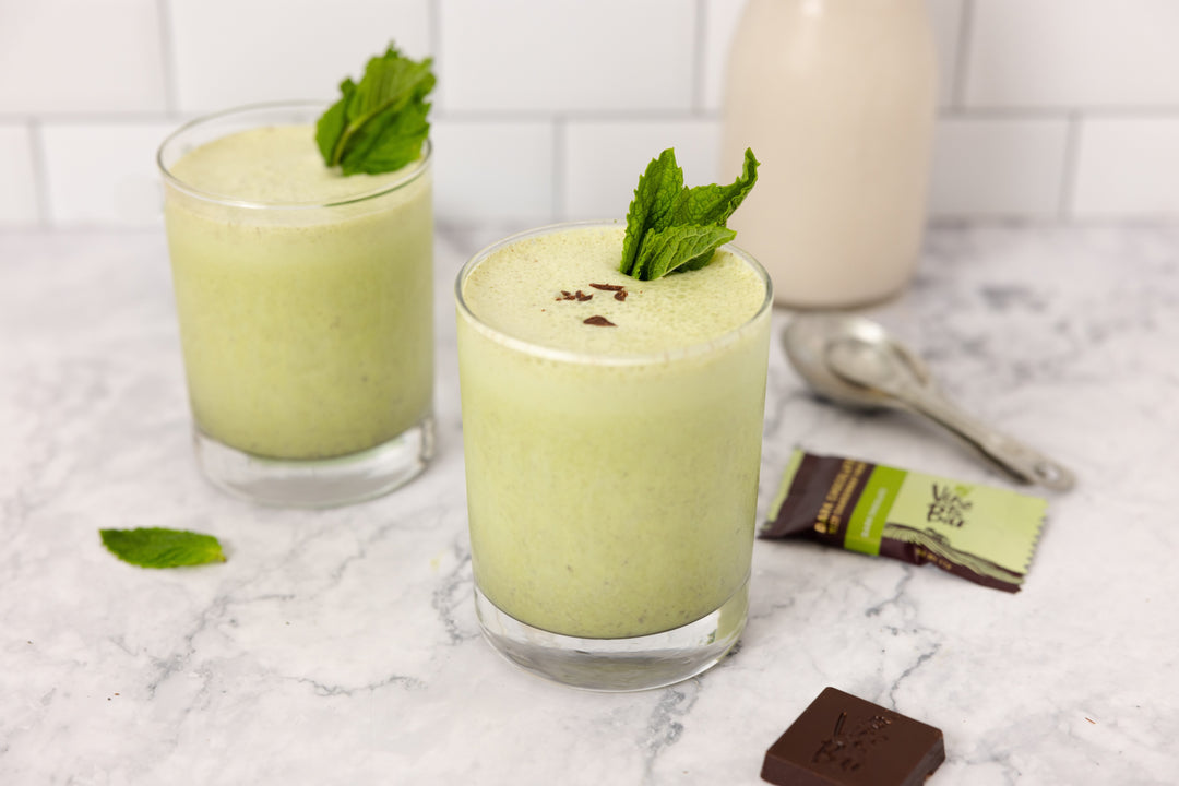 Mint Chip Protein Smoothie | Vine to Bar