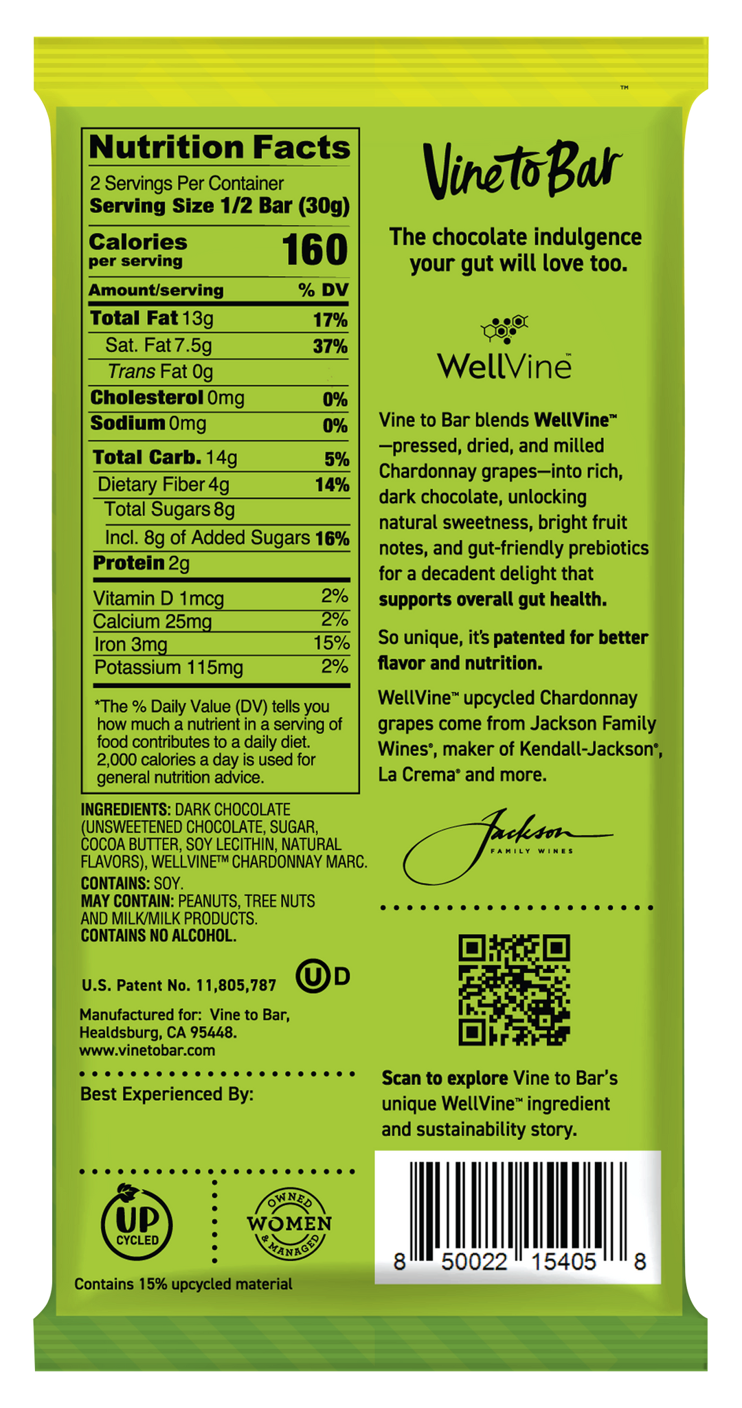 True Dark Dark Chocolate 60g Bar