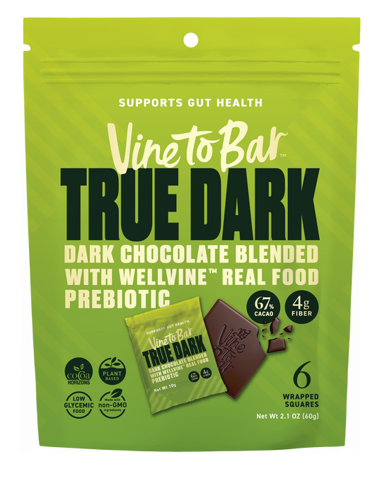 6 Six Pack Pouches - True Dark 10g Dark Chocolate Squares