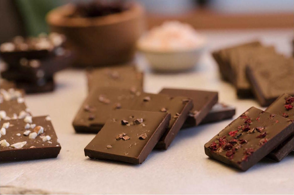 4x12-Count Dark Chocolate with Chardonnay Marc with Smoked Salt and Cocoa Nibs - Master Case